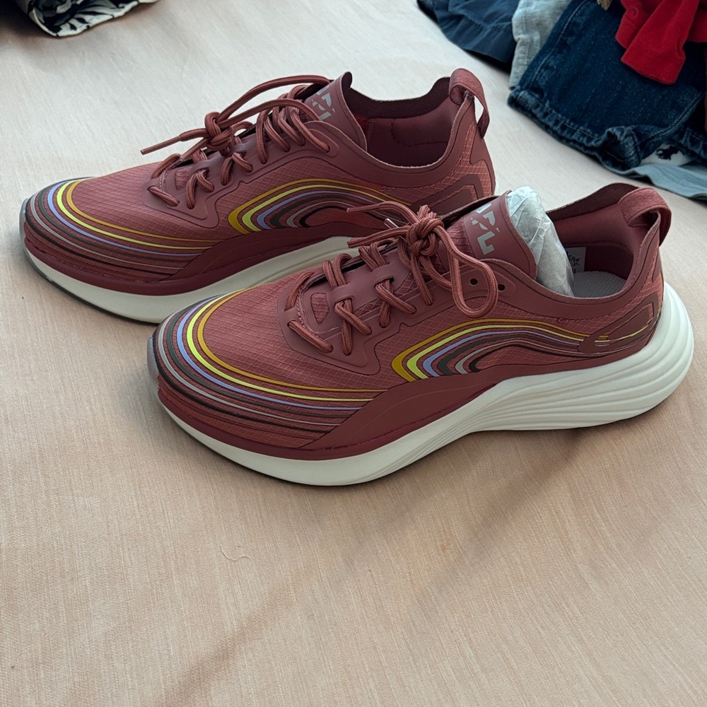 APL Women's Sneakers in Pink and Yellow